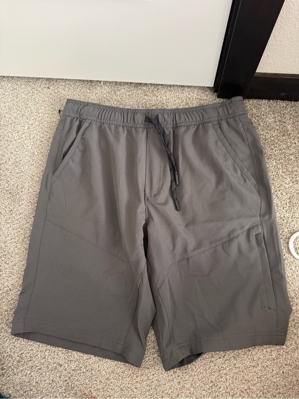 Gerry Weber Men's Charcoal Athletic Drawstring Shorts